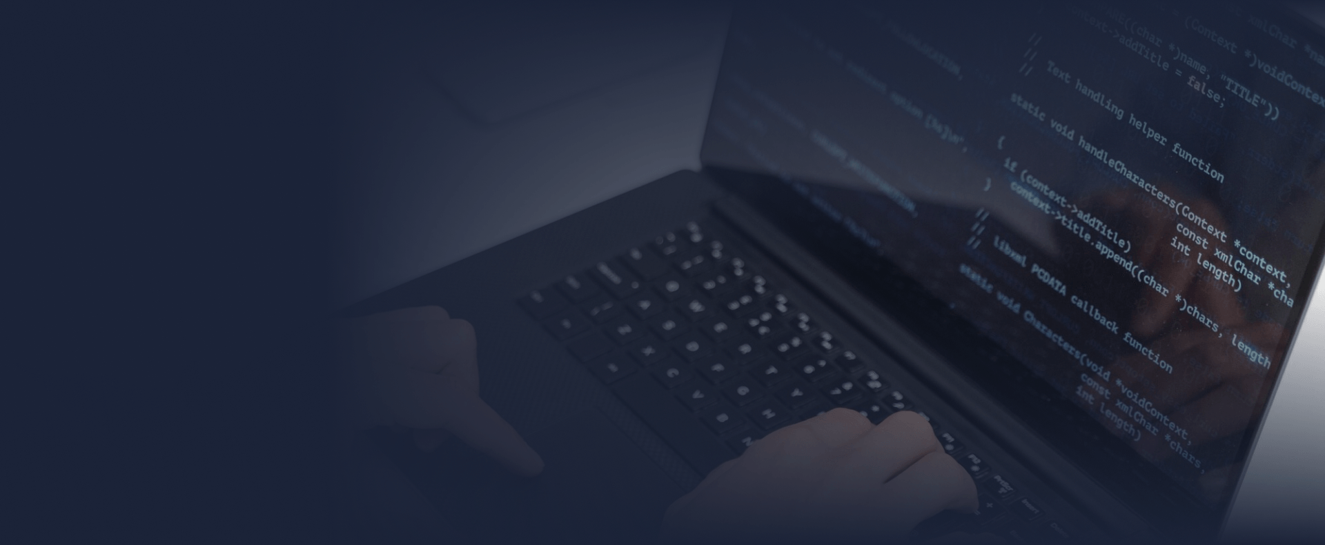 Software testing environment with code analysis visualization