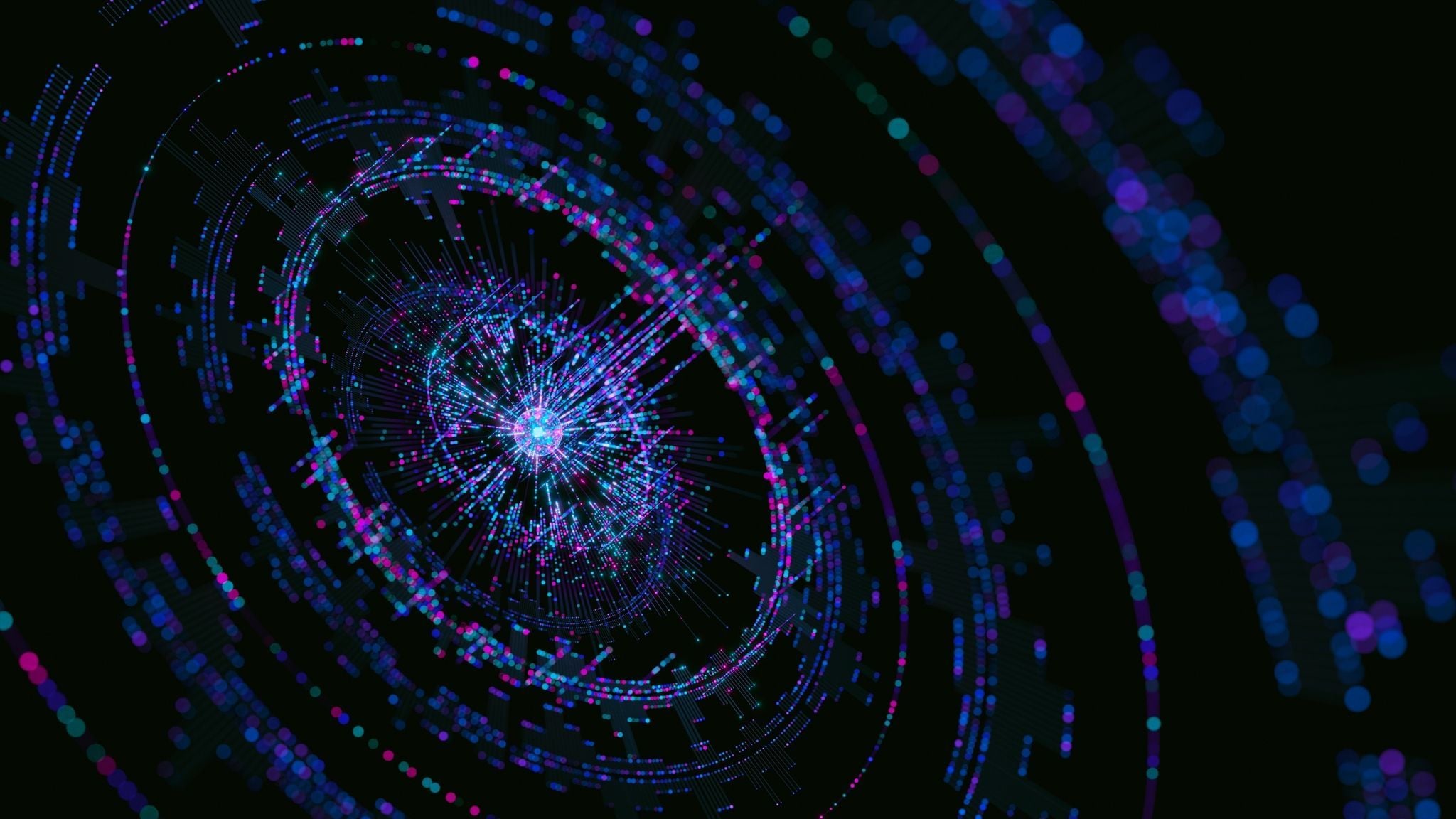 Big Data abstract visualization