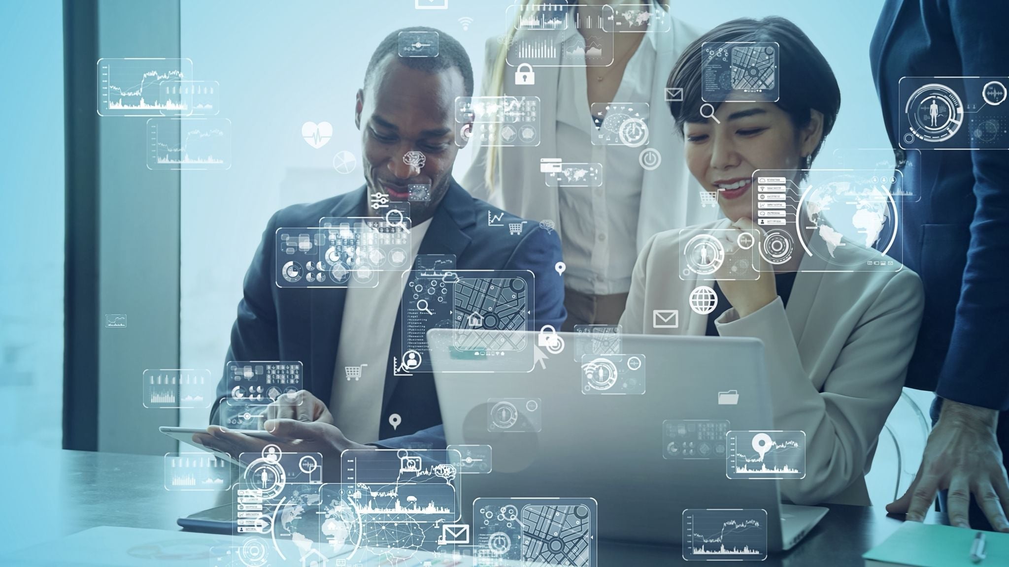 Team of Software Engineers working in a solution to Digital Transform a company